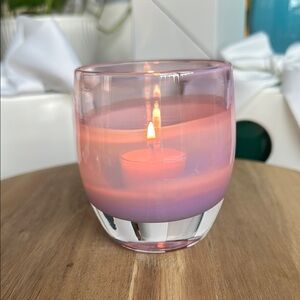 Glassybaby “Hyacinth “ Pink and Purple